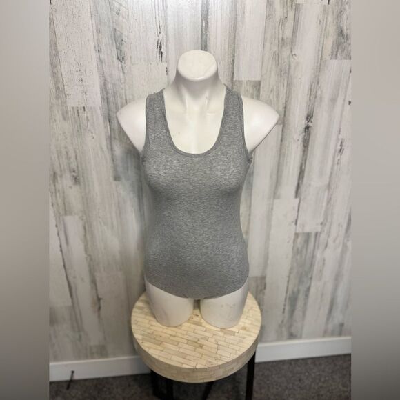 Active basic Gray bodysuit - Picture 1 of 5